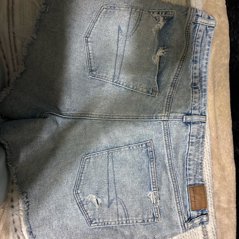 Mom Style Denim Blue Jean Shorts